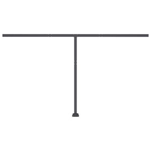 Tenda Automatica con Sensore Vento e LED 450x300 cm Antracite 3069774