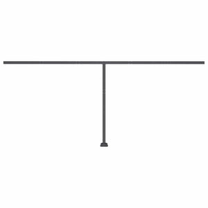 Tenda Sole Retrattile Manuale Autoportante 500x300 cm Antracite 3069779