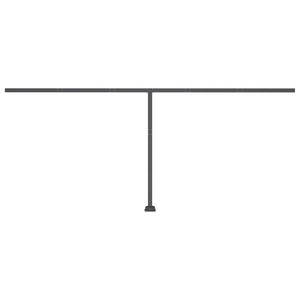 Tenda da Sole Autoportante Manuale 600x300 cm Gialla Bianca 3069798