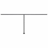 Tenda da Sole Retrattile Manuale con LED 600x300 cm Crema 3069802