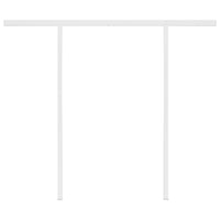 Tenda da Sole Retrattile Automatica Pali 3,5x2,5 m Blu e Bianca 3069926