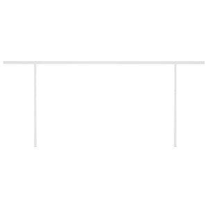 Tenda da Sole Retrattile Manuale con LED 5x3 m Antracite cod mxl 60834