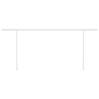 Tenda da Sole Retrattile Manuale con LED 6x3 m Crema 3070002