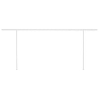 Tenda da Sole Retrattile Automatica con Pali 6x3 m Crema 3070007