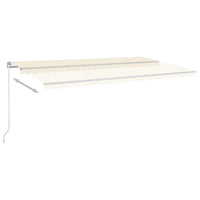 Tendada Sole Automatica con Sensore Vento e LED 6x3 m Cremacod mxl 120620