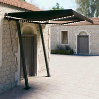 Tenda da Sole Retrattile Manuale con LED 3,5x2,5m Antracite 3070124