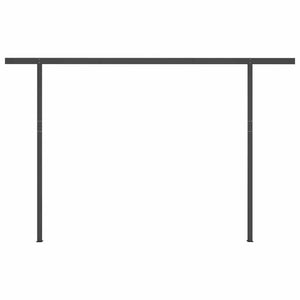 Tenda Automatica con Sensore Vento e LED 4x3 m Crema 3070152