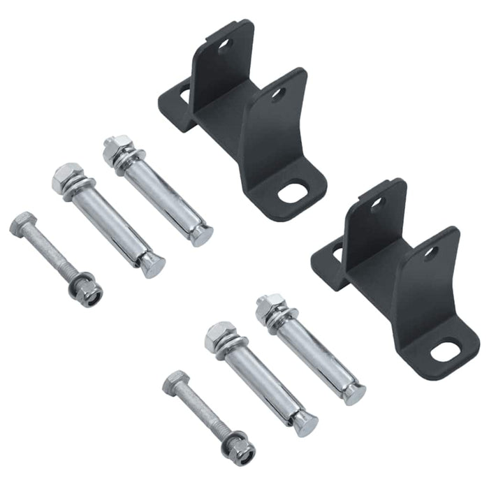 Tenda da Sole Retrattile Manuale con LED 4,5x3 m Antracite 3070164