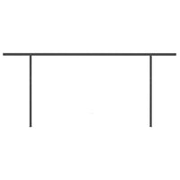 Tenda Retrattile Manuale con LED 6x3,5 m Arancione e Marrone 3070285