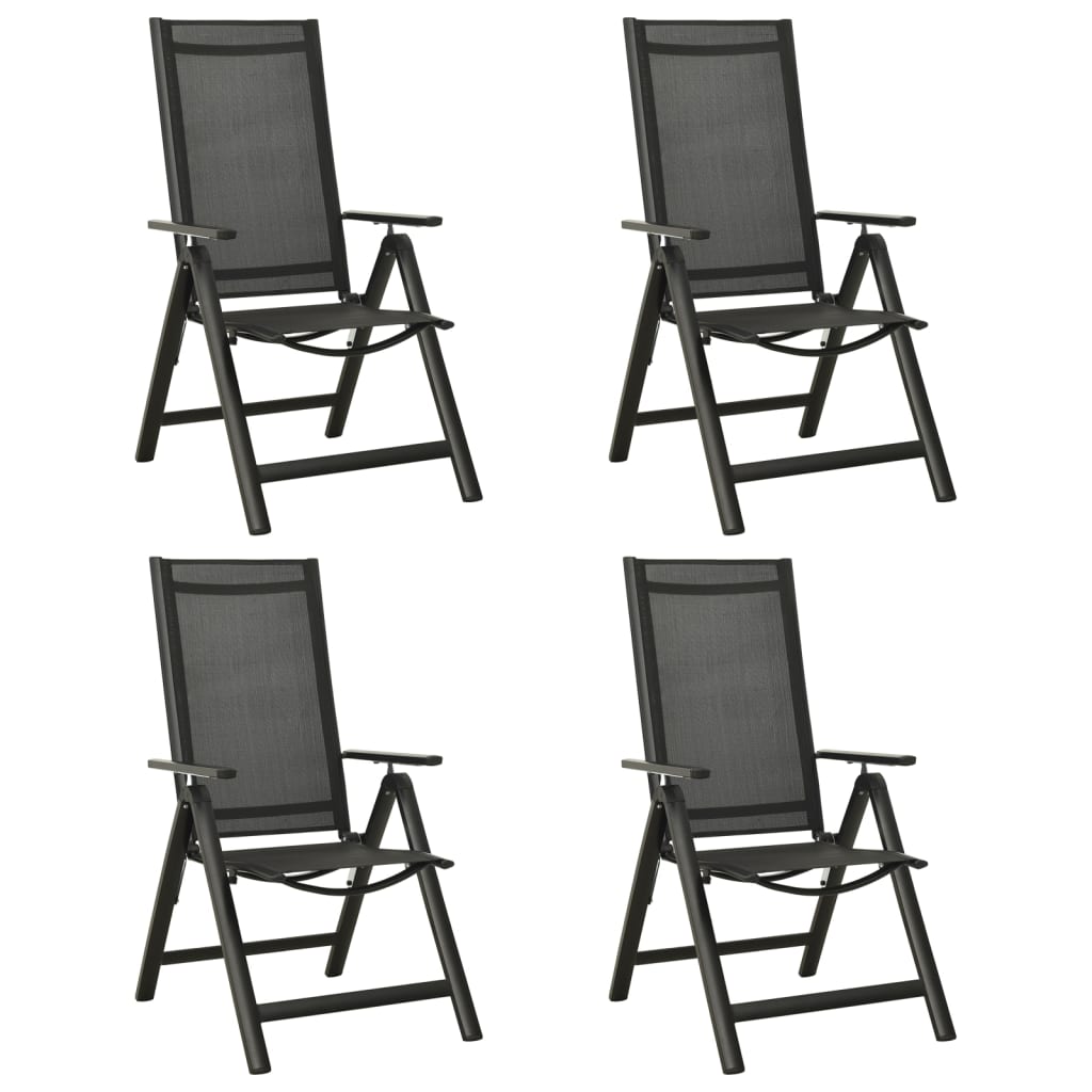 Set Mobili da Pranzo per Giardino 5 pz in Alluminio Antracite 3070633
