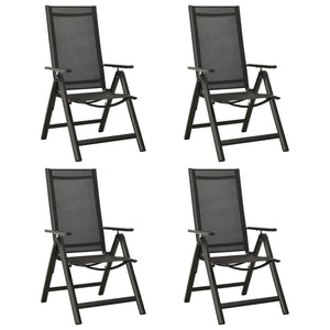 Set Mobili da Pranzo per Giardino 5 pz in Alluminio Antracite 3070633