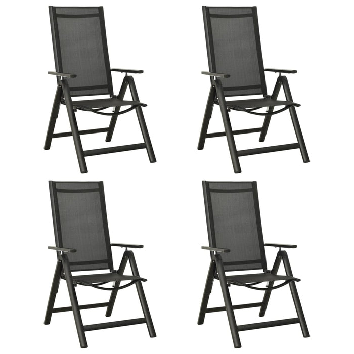 Set Mobili da Pranzo per Giardino 5 pz in Alluminio Antracite 3070633