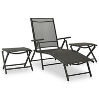 Set per Divani da Giardino 9 pz Nero e Antracite 3070643