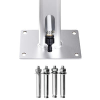 Doccia da Giardino con Base Grigia 220 cm in Alluminio 3070786