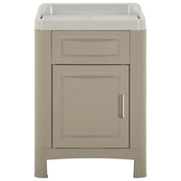 Mobiletto per Lavanderia 60x51x89 cm Sabbia 331327