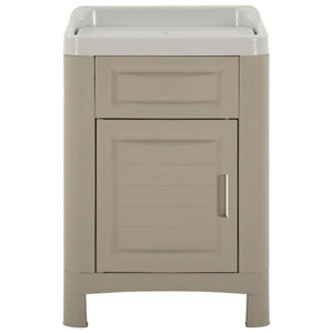 Mobiletto per Lavanderia 60x51x89 cm Sabbia 331327