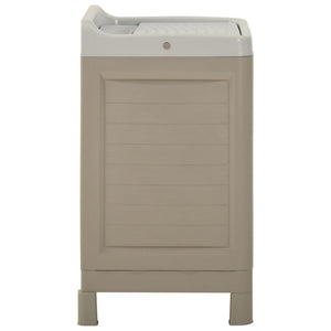 Mobiletto per Lavanderia 60x51x89 cm Sabbia 331327