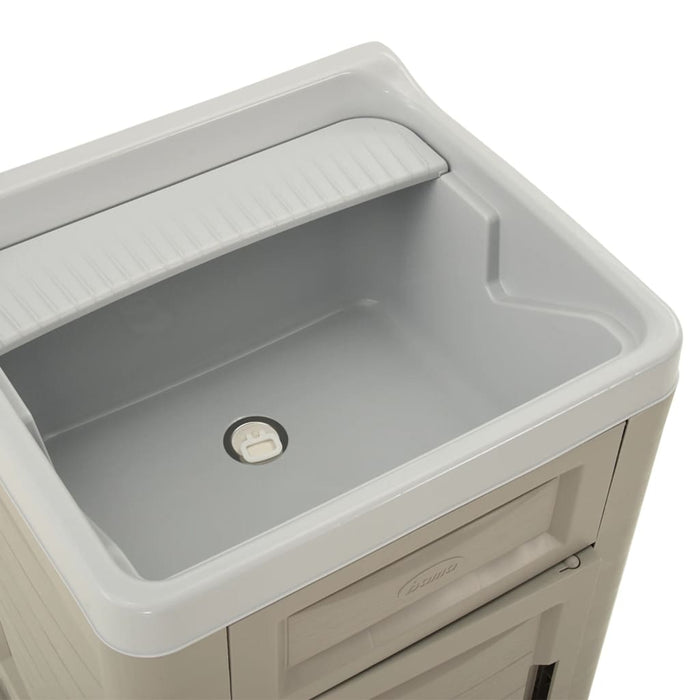 Mobiletto per Lavanderia 60x51x89 cm Sabbia 331327