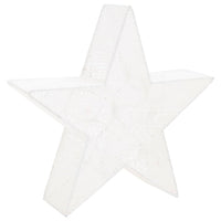 Decorazioni di Natale Stelle 3pz Bianco LED per Interni Esterni 329774