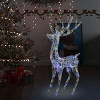 Renne di Natale XXL in Acrilico 250 LED 180 cm Colorata 329788