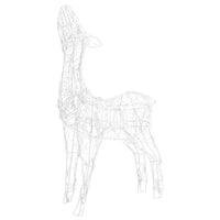 Famiglia di Renne di Natale 300 LED-Luci decorative natalizie Blu in Acrilico