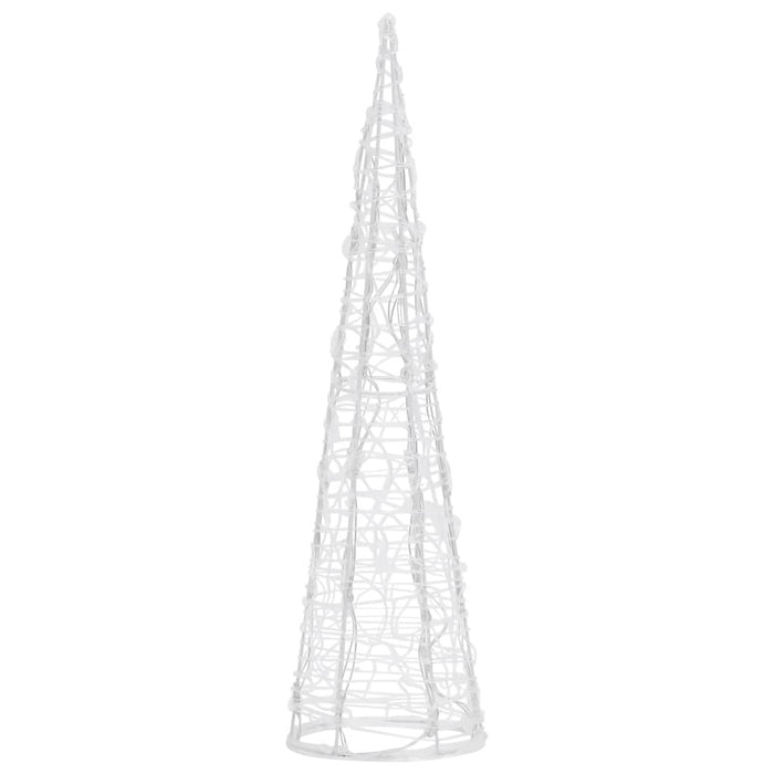 Piramide Decorativa Cono di Luce LED Acrilico Blu 60 cm 329799