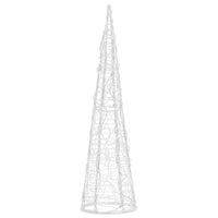 Piramide Decorativa Cono di Luce LED Acrilico Blu 60 cm 329799