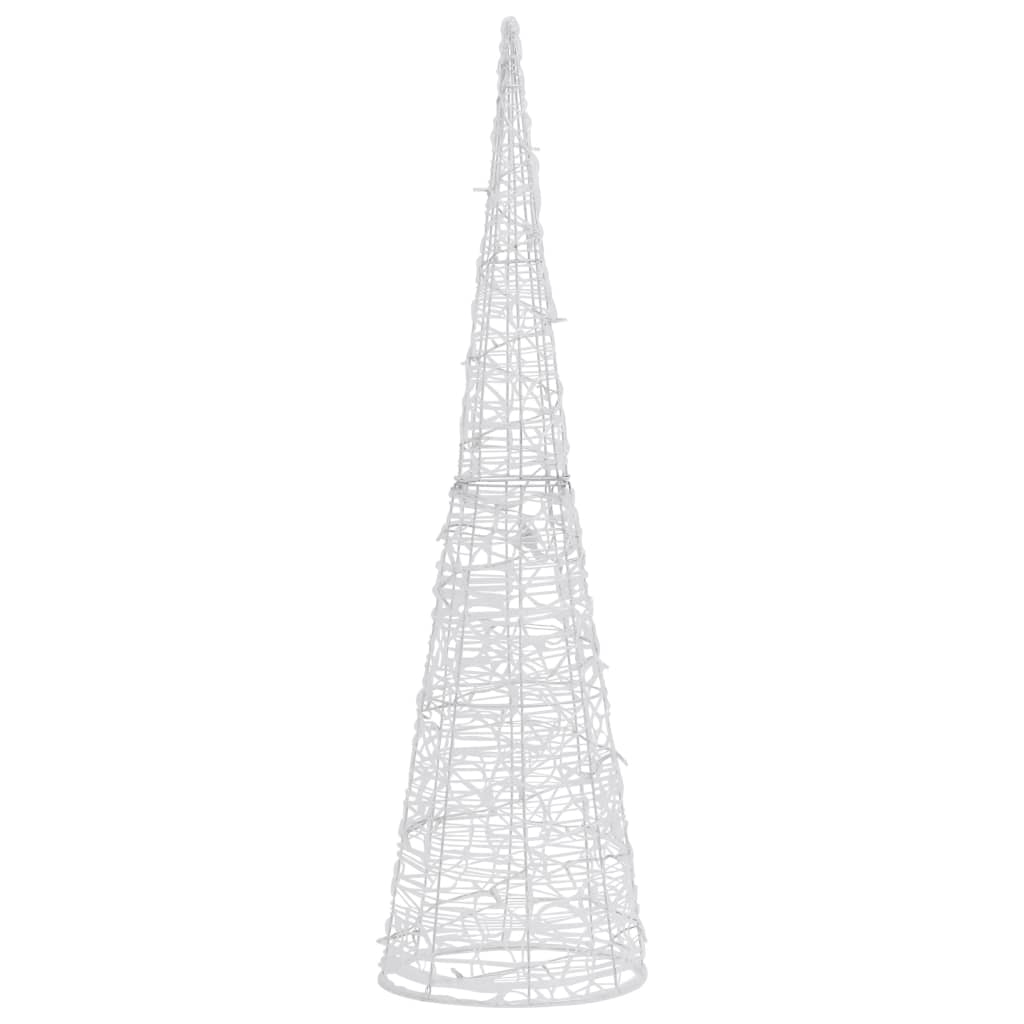 Piramide Decorativa Cono di Luce LED Acrilico Colorato 90 cm 329804