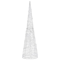 Piramide Decorativa Cono di Luce LED Acrilico Blu 120 cm 329807