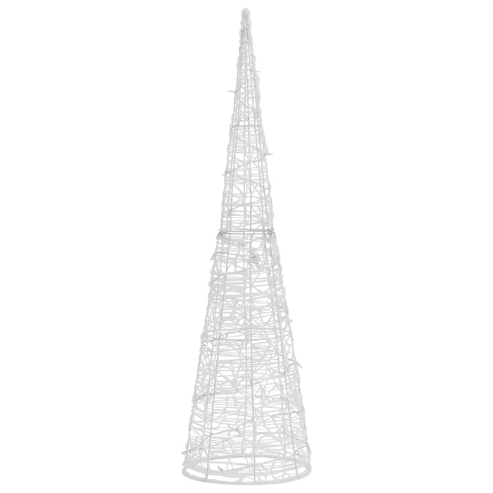 Piramide Decorativa Cono di Luce LED Acrilico Blu 120 cm 329807