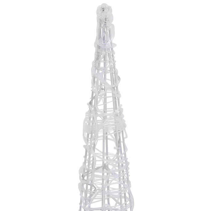 Piramide Decorativa Cono di Luce LED Acrilico Colorato 120 cm 329808