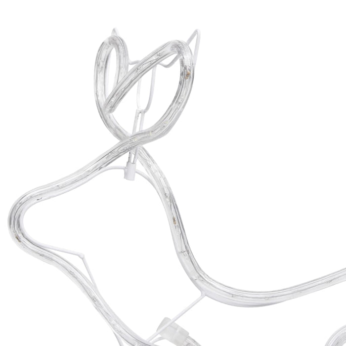 Renne e Slitta Decorazione Natalizia per Esterni 252 LED 329809