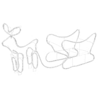 Renne e Slitta Decorazione Natalizia per Esterni 252 LED 329810