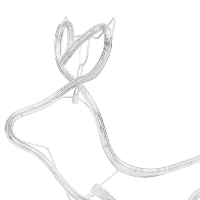 Renne e Slitta Decorazione Natalizia per Esterni 576 LED 329811