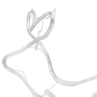 Renne e Slitta Decorazione Natalizia per Esterni 576 LED 329813