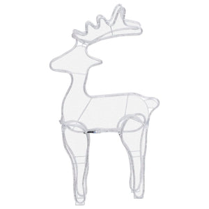 Decorazione Natalizia Renna in Rete con 306 LED 60x24x89cm 329823