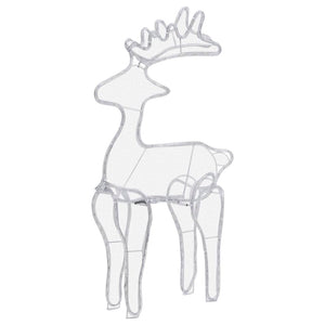 Decorazione Natalizia Renna in Rete con 306 LED 60x24x89 cm cod mxl 31094