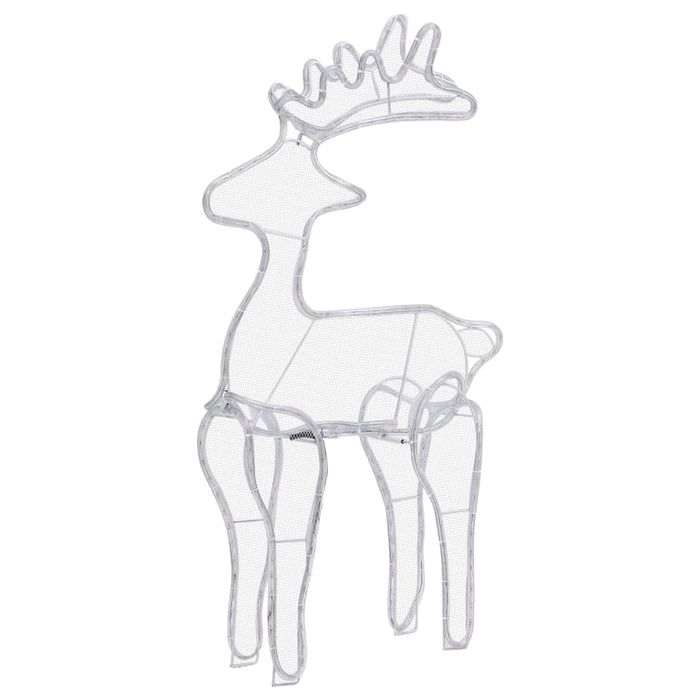 Decorazione Natalizia Renna in Rete con 306 LED 60x24x89 cm cod mxl 31094