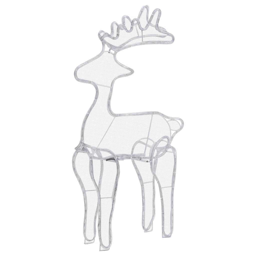 Decorazione Natalizia Renna in Rete con 306 LED 60x24x89 cm 329824