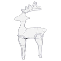 Decorazione Natalizia Renna in Rete con 306 LED 60x24x89 cm cod mxl 31094