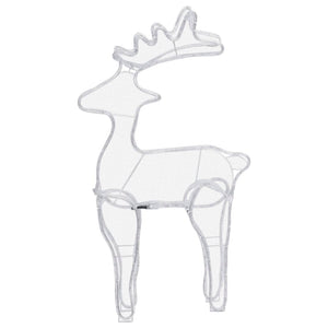 Decorazione Natalizia Renna in Rete con 306 LED 60x24x89 cm 329824