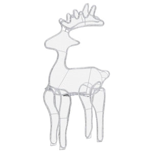 Decorazione Natalizia Renna in Rete con 306 LED 60x24x89 cm 329825