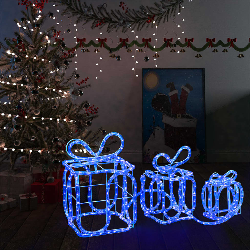 Decorazione Natale Scatole Regalo con 180 LED Interni Esterni 329827
