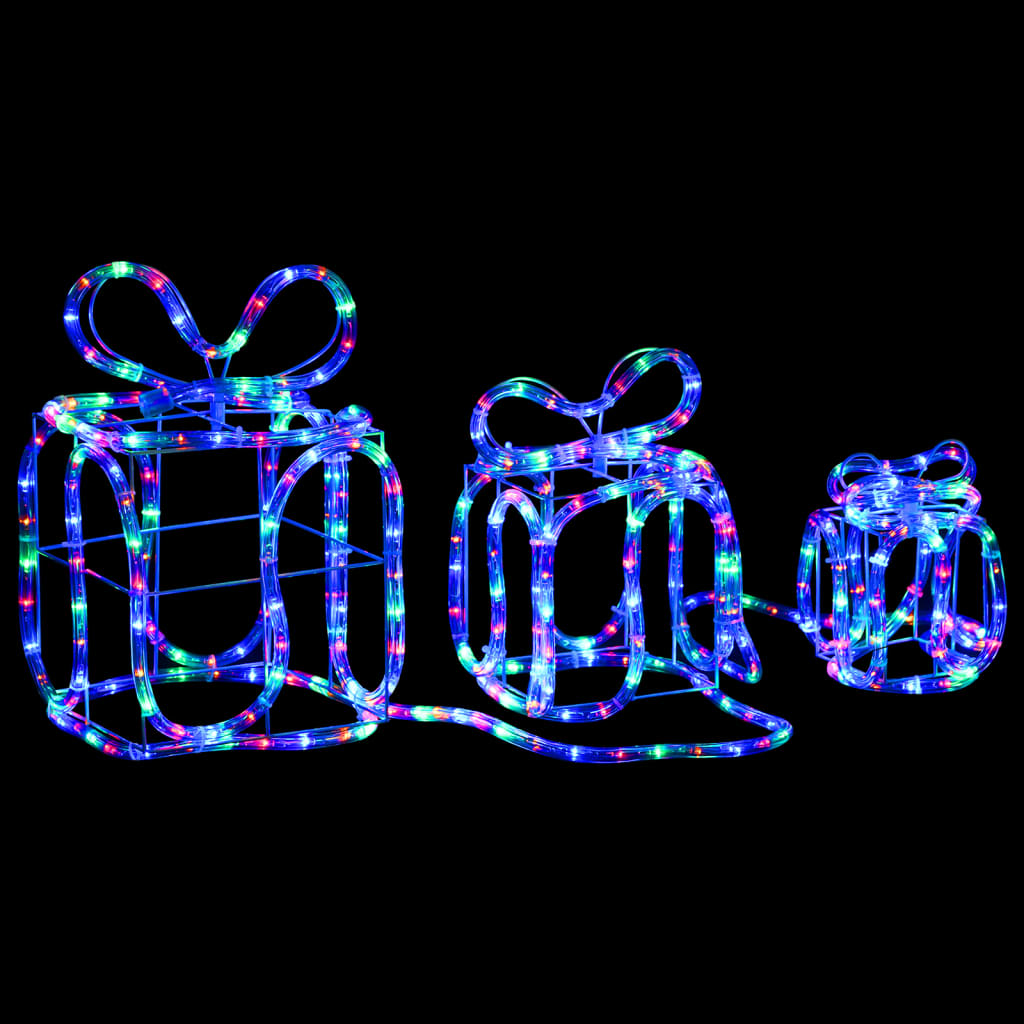 Decorazione Natale Scatole Regalo con 180 LED Interni Esterni 329828