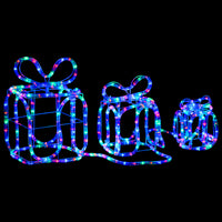 Decorazione Natale Scatole Regalo con 180 LED Interni Esterni 329828