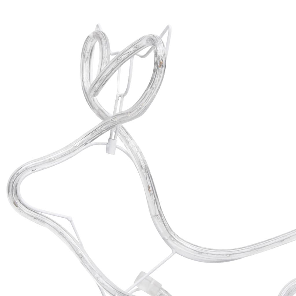 Renne e Slitta Decorazione Natalizia per Esterni 252 LED 329873