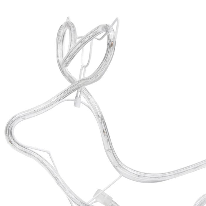 Renne e Slitta Decorazione Natalizia per Esterni 252 LED 329873