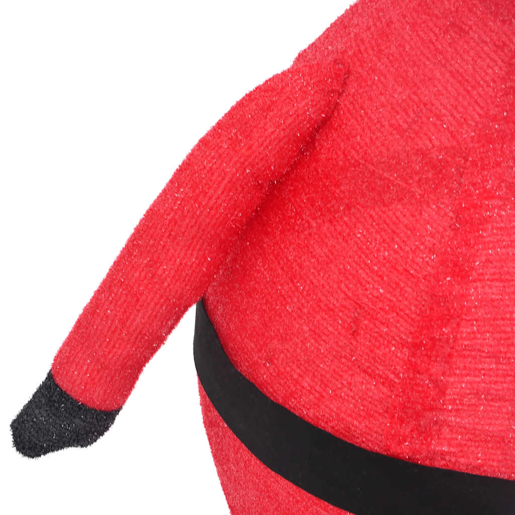 Figura Decorativa Babbo Natale con LED Tessuto Lusso 120 cm 328499