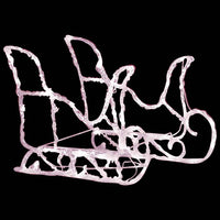 Decorazione Natalizia Renne e Slitta 160 LED 130 cm in Acrilico 328514