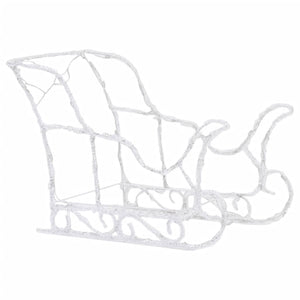 Decorazione Natalizia Renne e Slitta 280x28x55 cm in Acrilico cod mxl 44408